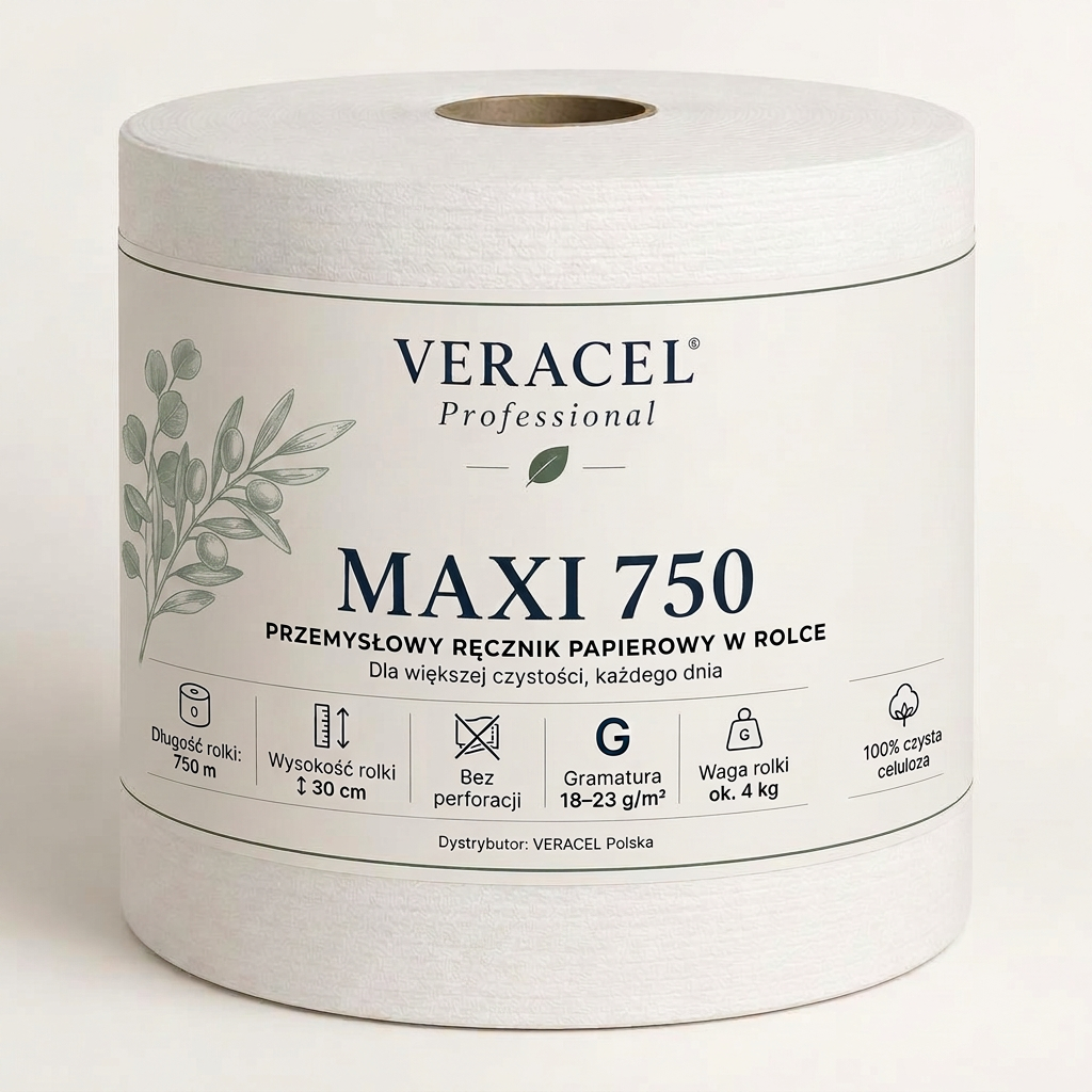 Veracel Maxi 750 — koncepcja etykiety MINI Veracel