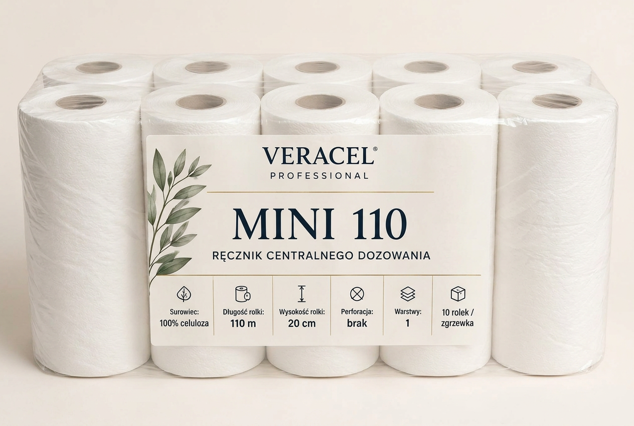 Veracel Mini 110 — koncepcja etykiety MINI Veracel